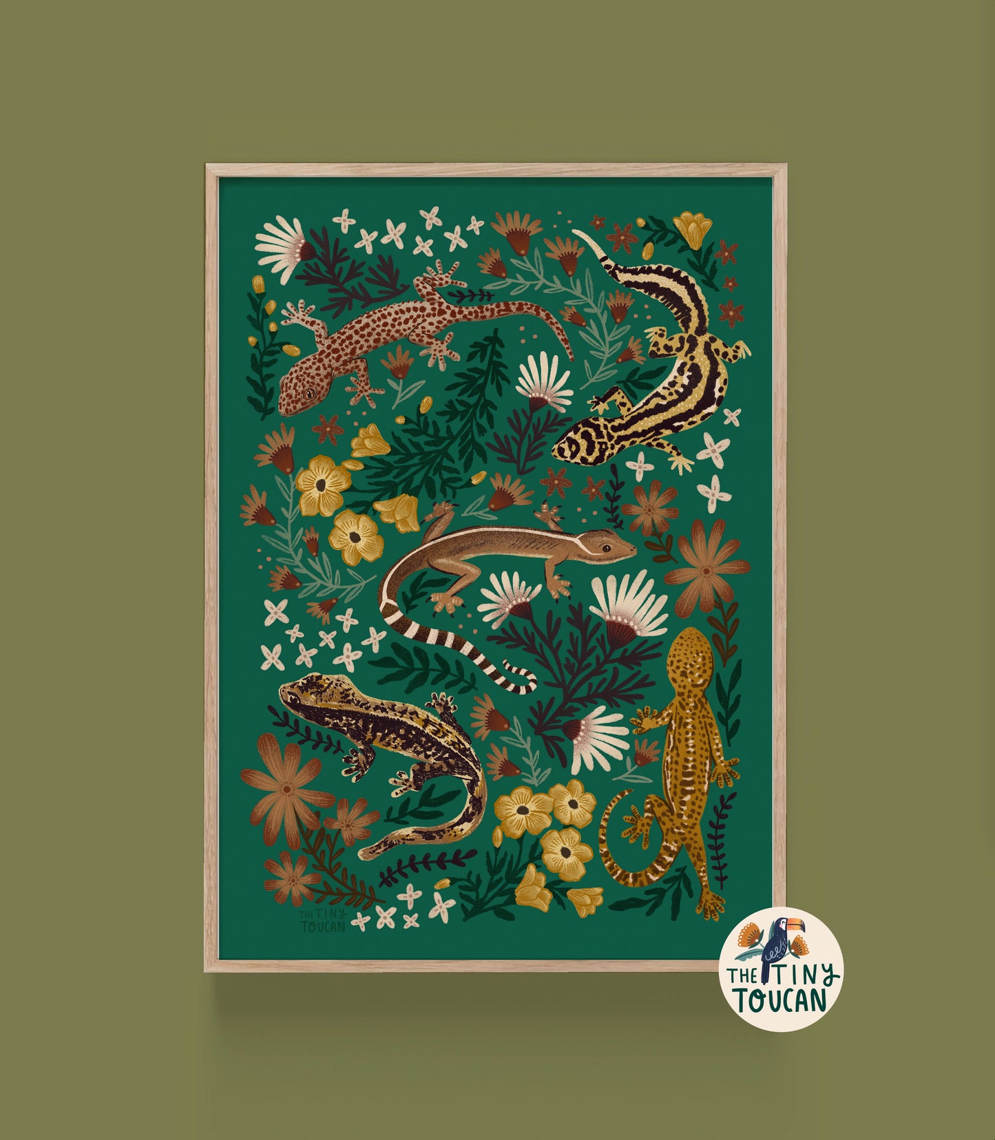 Gekko A4 Print