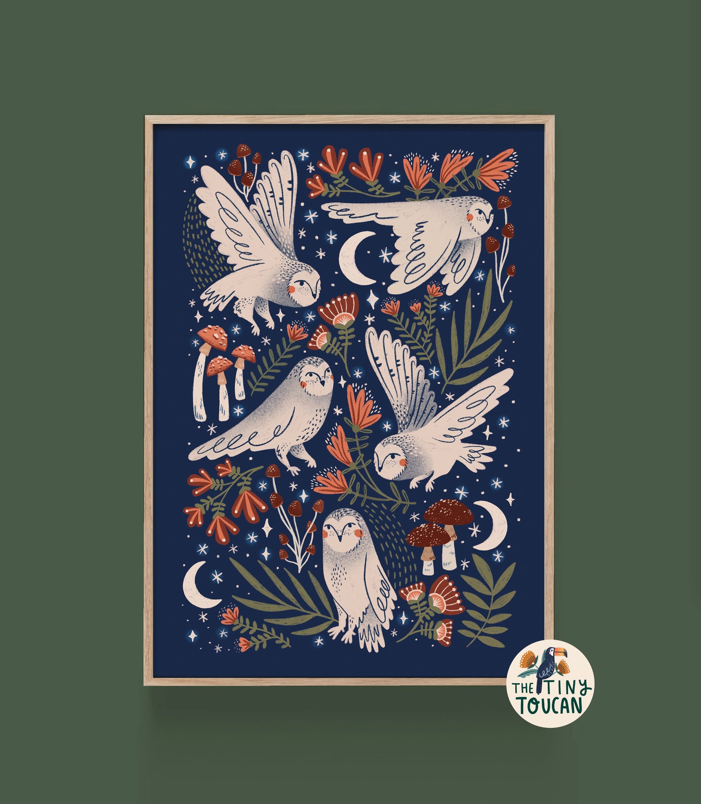 Owls A4 Print
