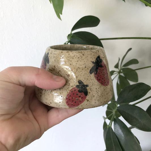Strawberry Dimple Mug Cup