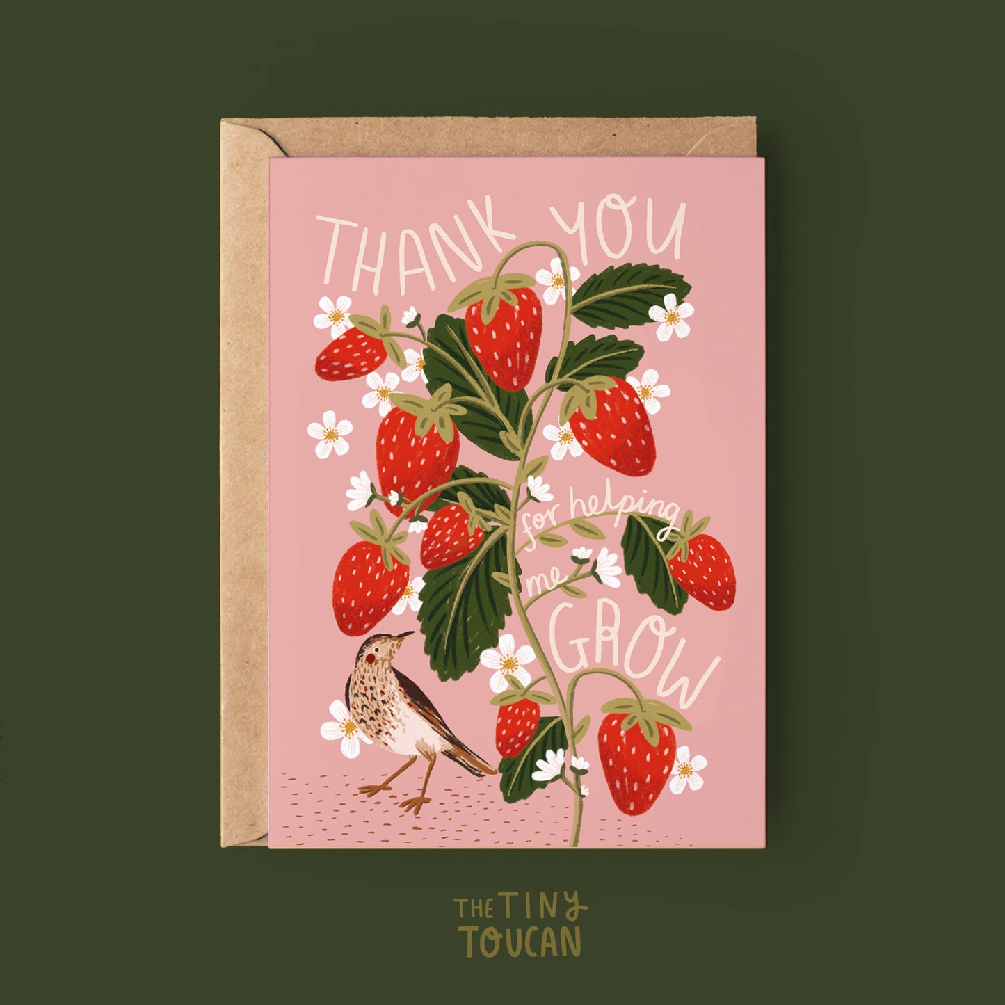 Thank you for Helping me Grow Card