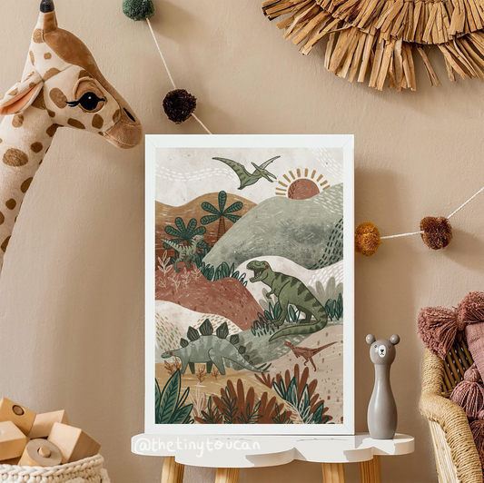 Dinosaur Explore Fine Art Print