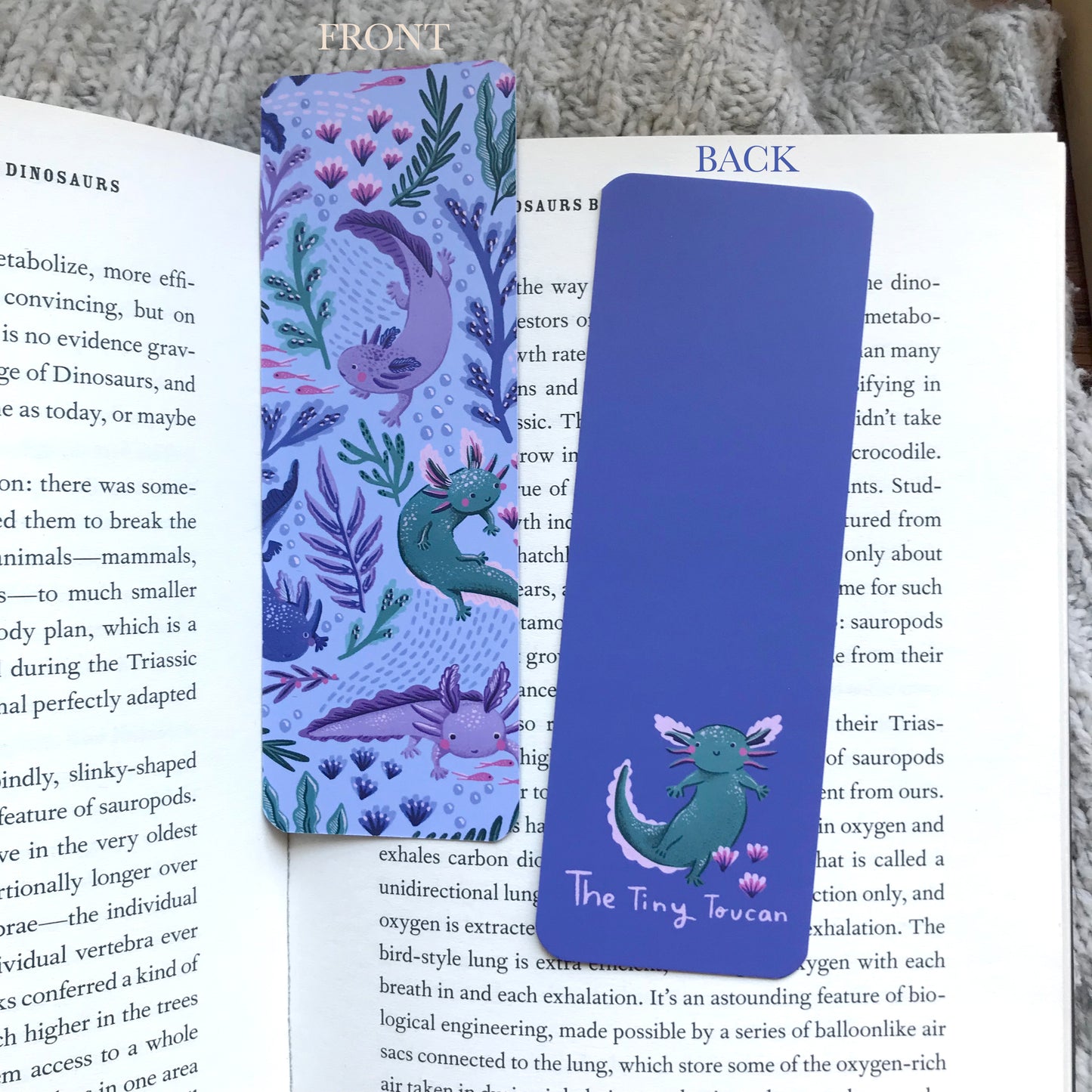 Axolotl Bookmark