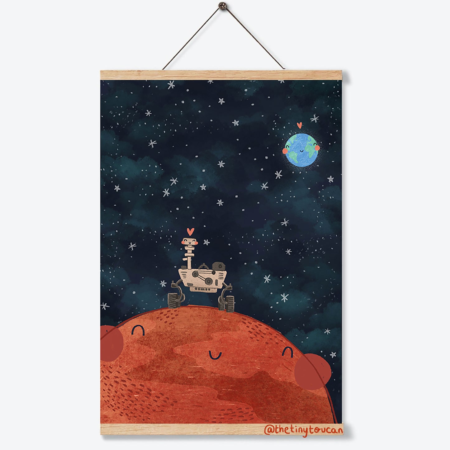 Perseverance Mars Rover Fine Art Print