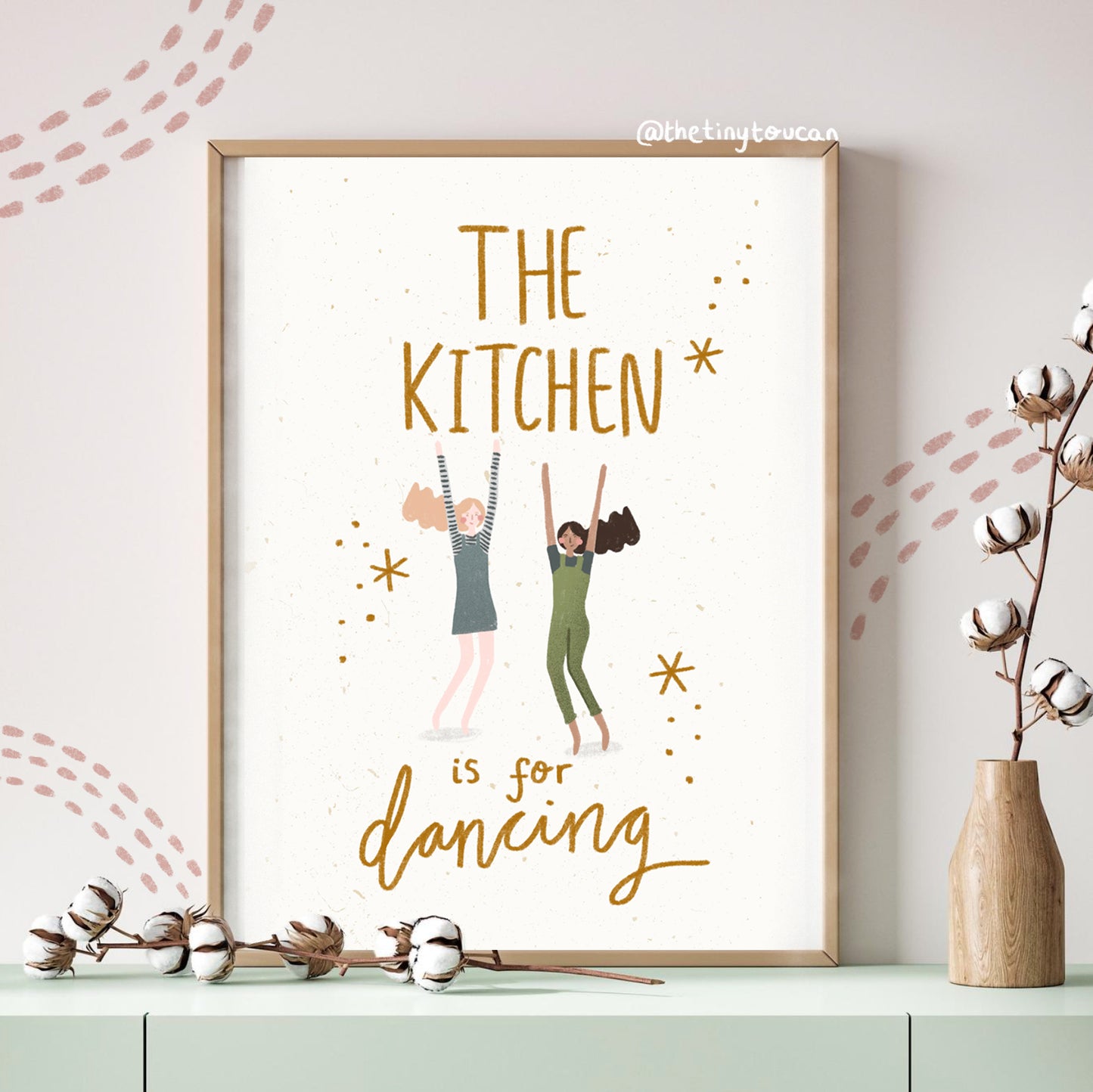 The Kitchen is for Dancing Fine Art Print