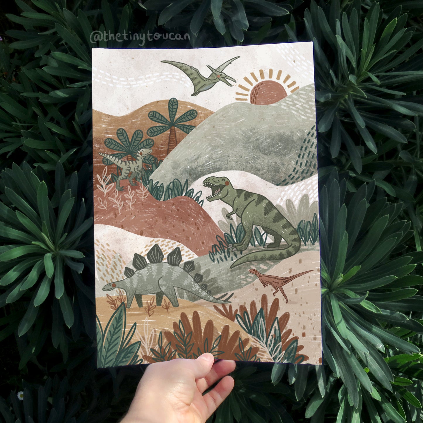 Dinosaur Explore Fine Art Print