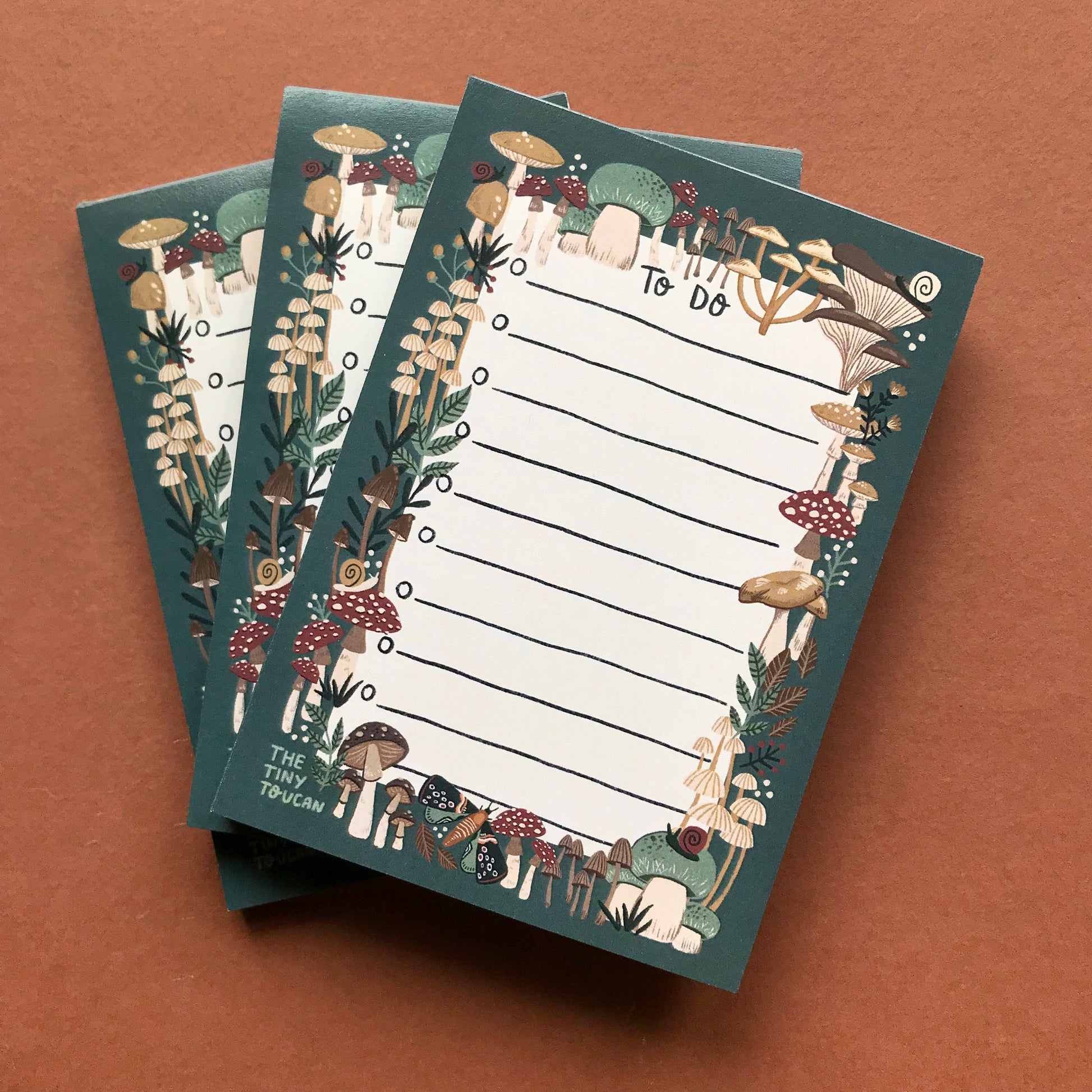 Mushies TO-DO  List- A6- Fungi- Cottagecore- Mushroom Gift- Organisation-Mindfulness- Memo- Cute Eco Stationery- Sustainable Gifting
