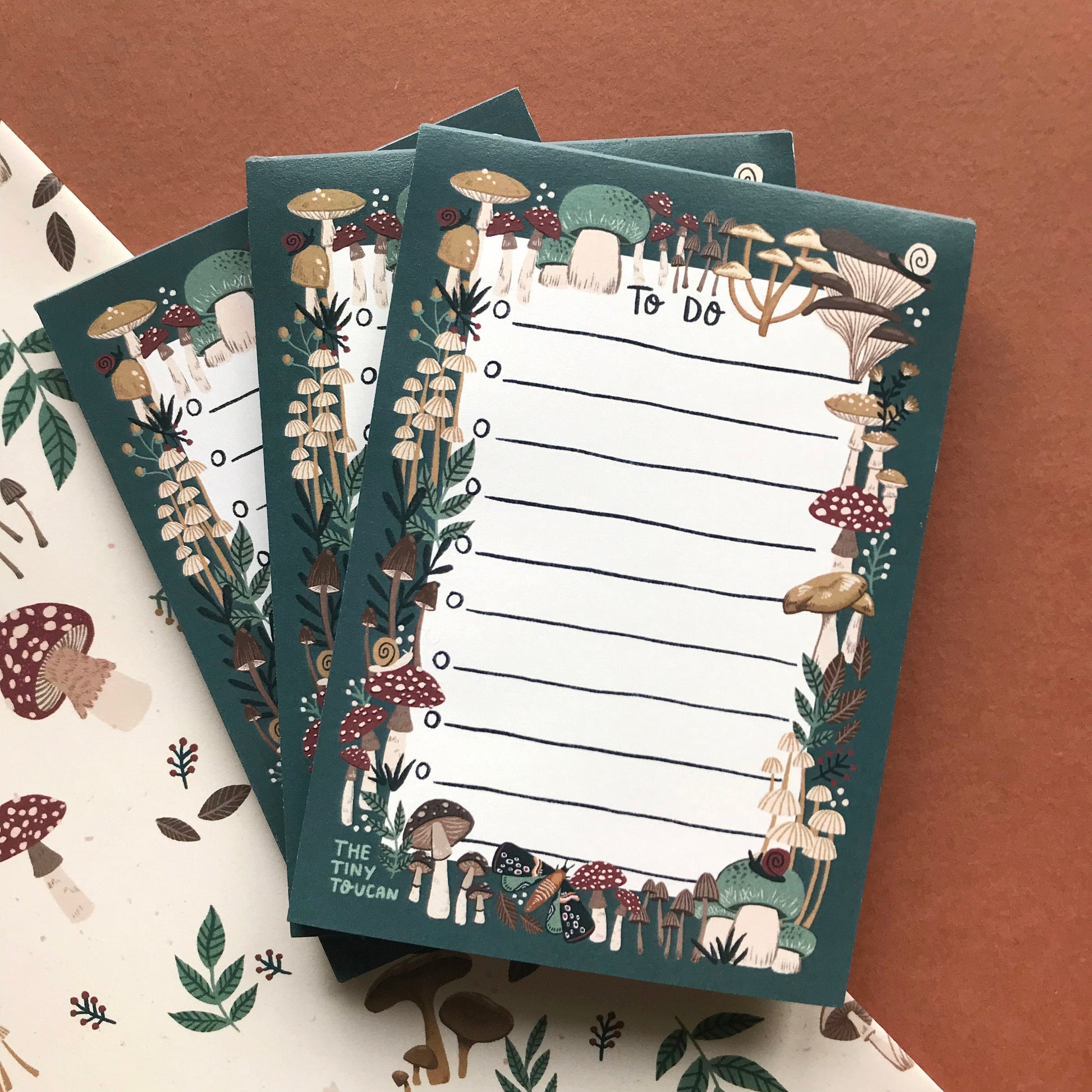 Mushies TO-DO  List- A6- Fungi- Cottagecore- Mushroom Gift- Organisation-Mindfulness- Memo- Cute Eco Stationery- Sustainable Gifting