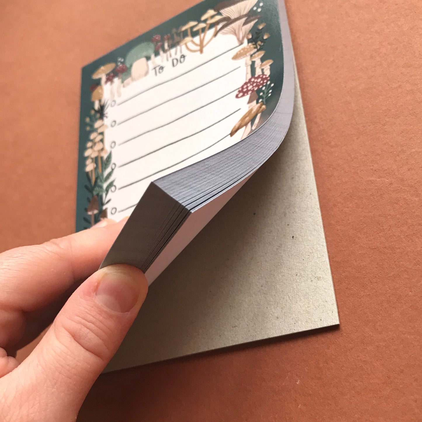Mushies TO-DO List- A6- Fungi- Cottagecore- Mushroom Gift- Organisation-Mindfulness- Memo- Cute Eco Stationery- Sustainable Gifting