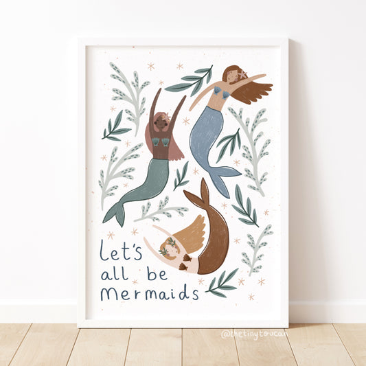 Mermaids Fine Art Print