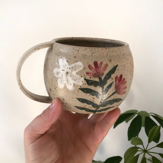 Cottage Floral Octopus Mug (Large)