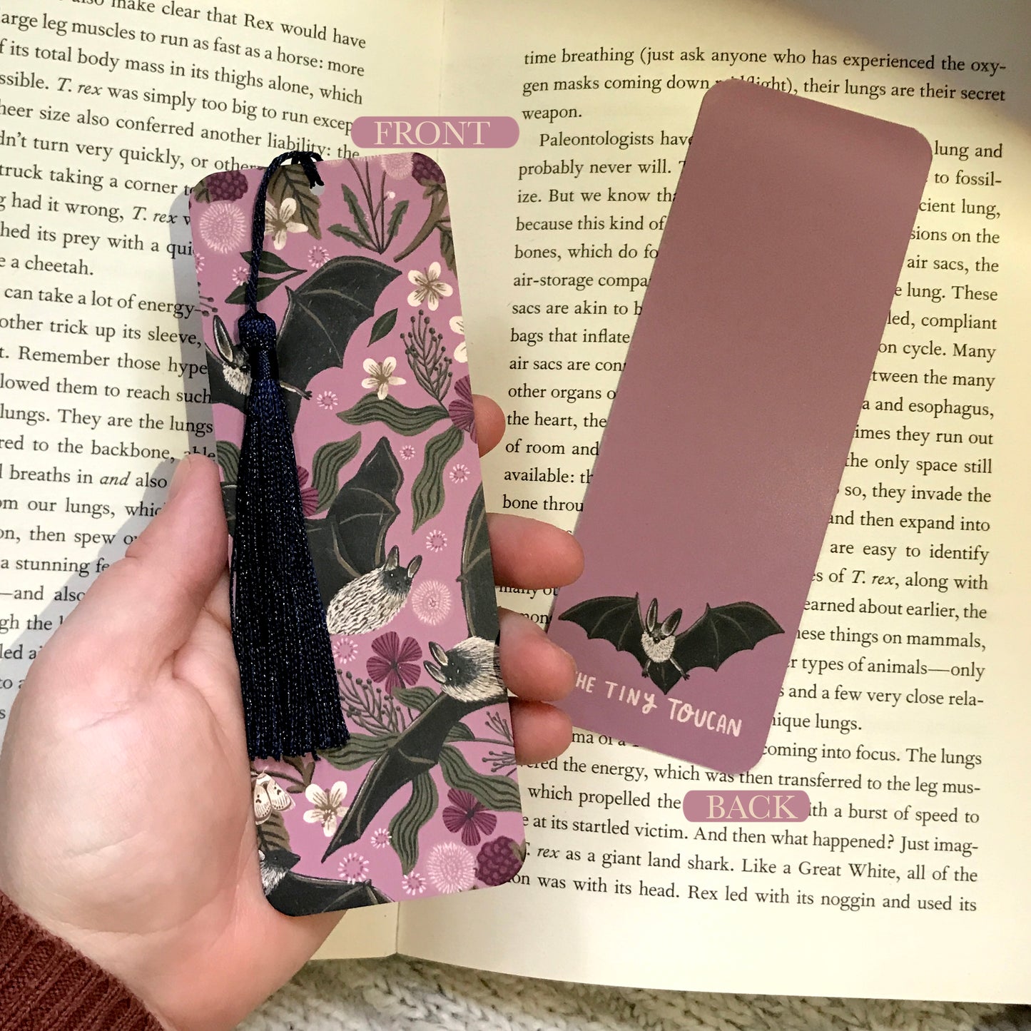 Bats and Berries Bookmark
