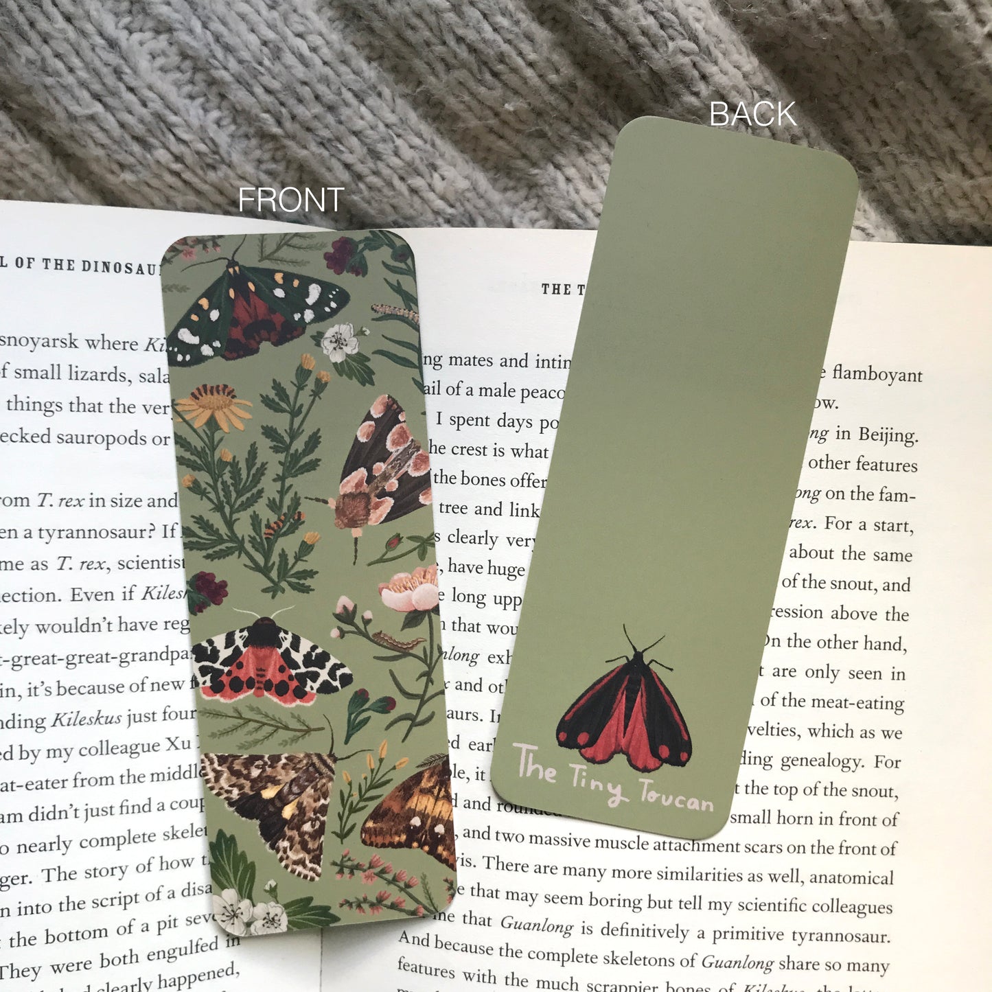 British Moths bookmark