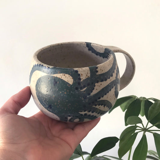 Green Octopus Mug (Large)