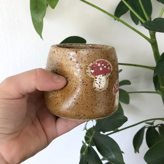 Mushroom Dimple Mug Cup