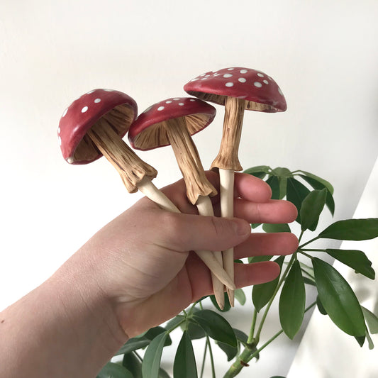 Mushroom Plant Stakes