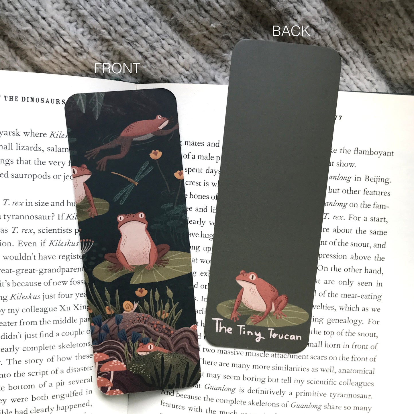 Swamp Frog bookmark