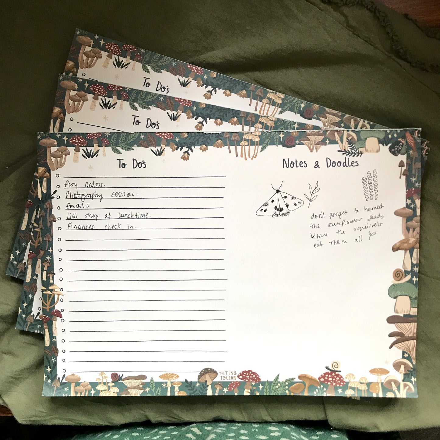 Mushroom XL Memo Pad