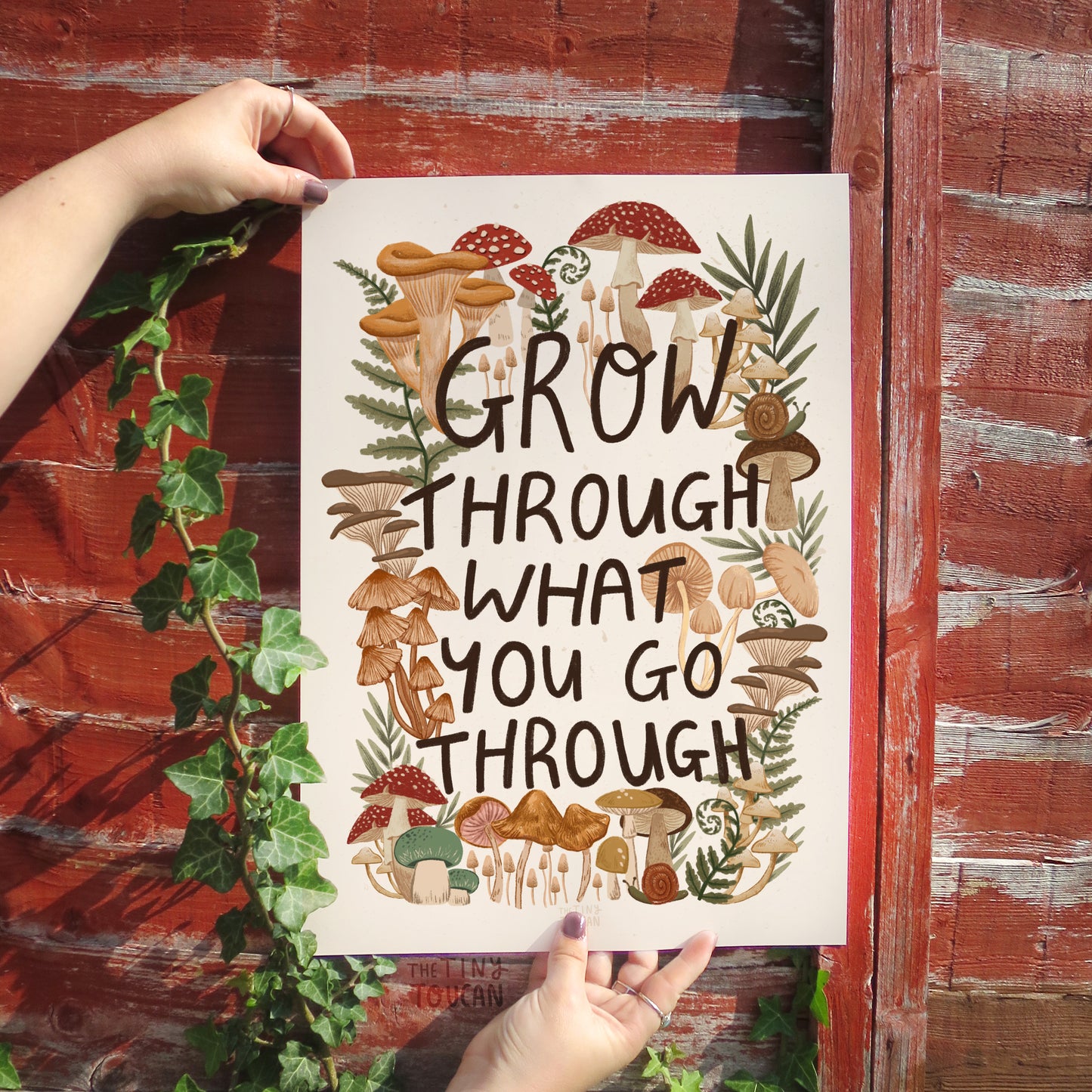 Grow Through What You Go Through Print