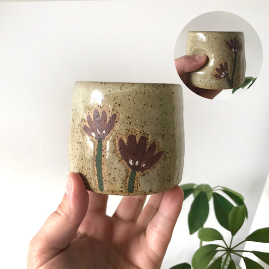 Flower Stem Dimple Mug