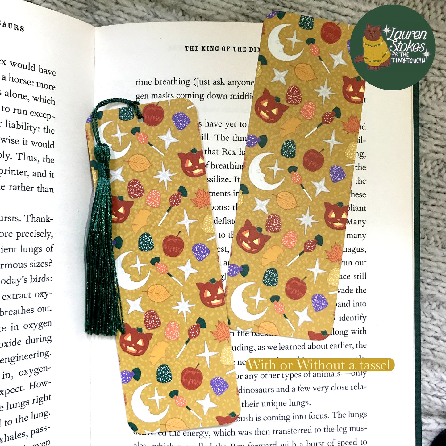 Trick or Treat Bookmark by LAUREN STOKES