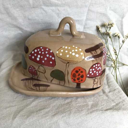 Mushie Illustrated Butter Dish