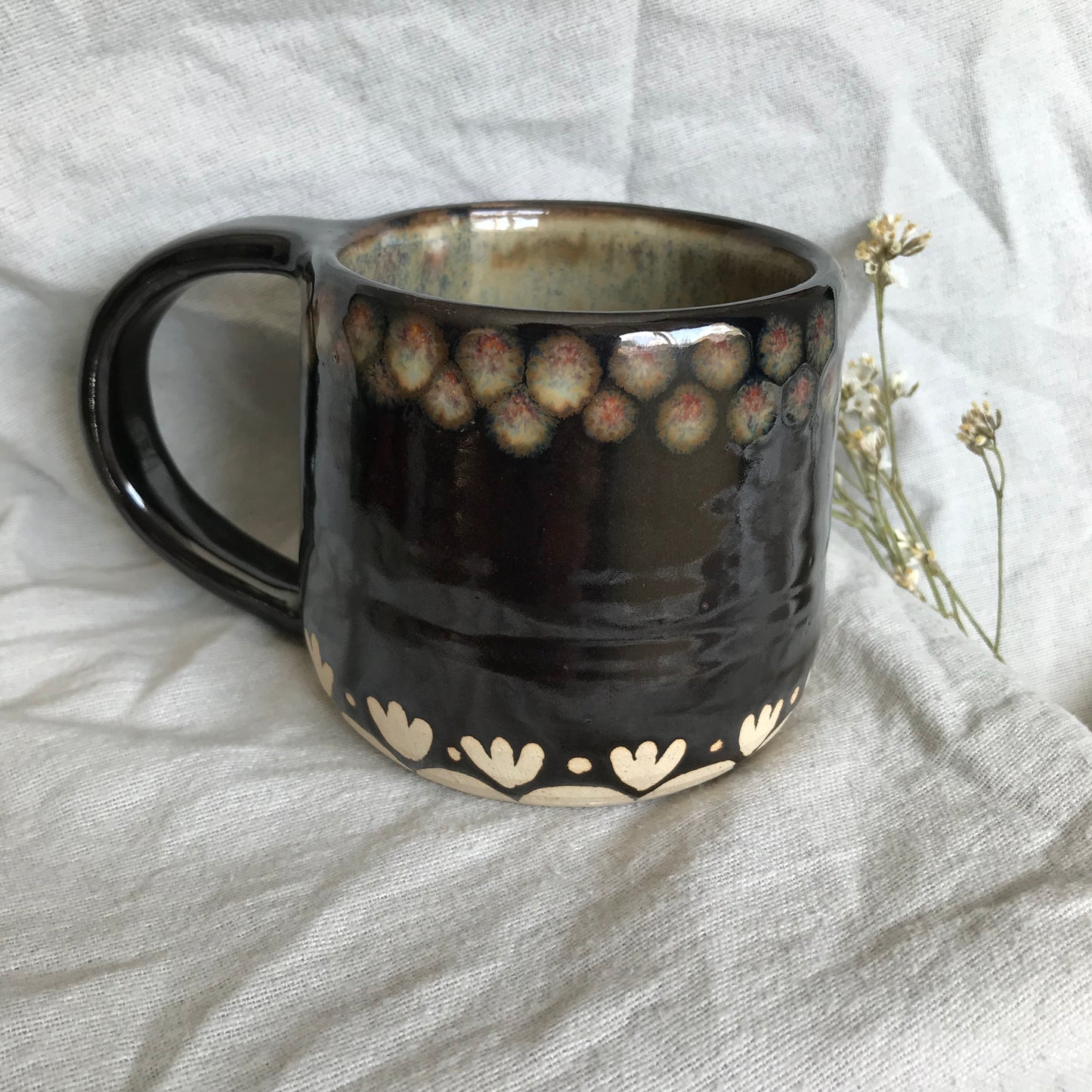 Scallop Mug in Swamp Dusk