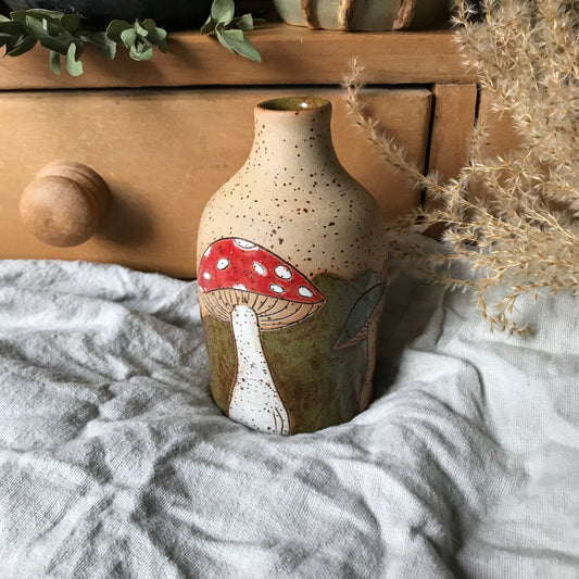 Mushroom Bottle Vase