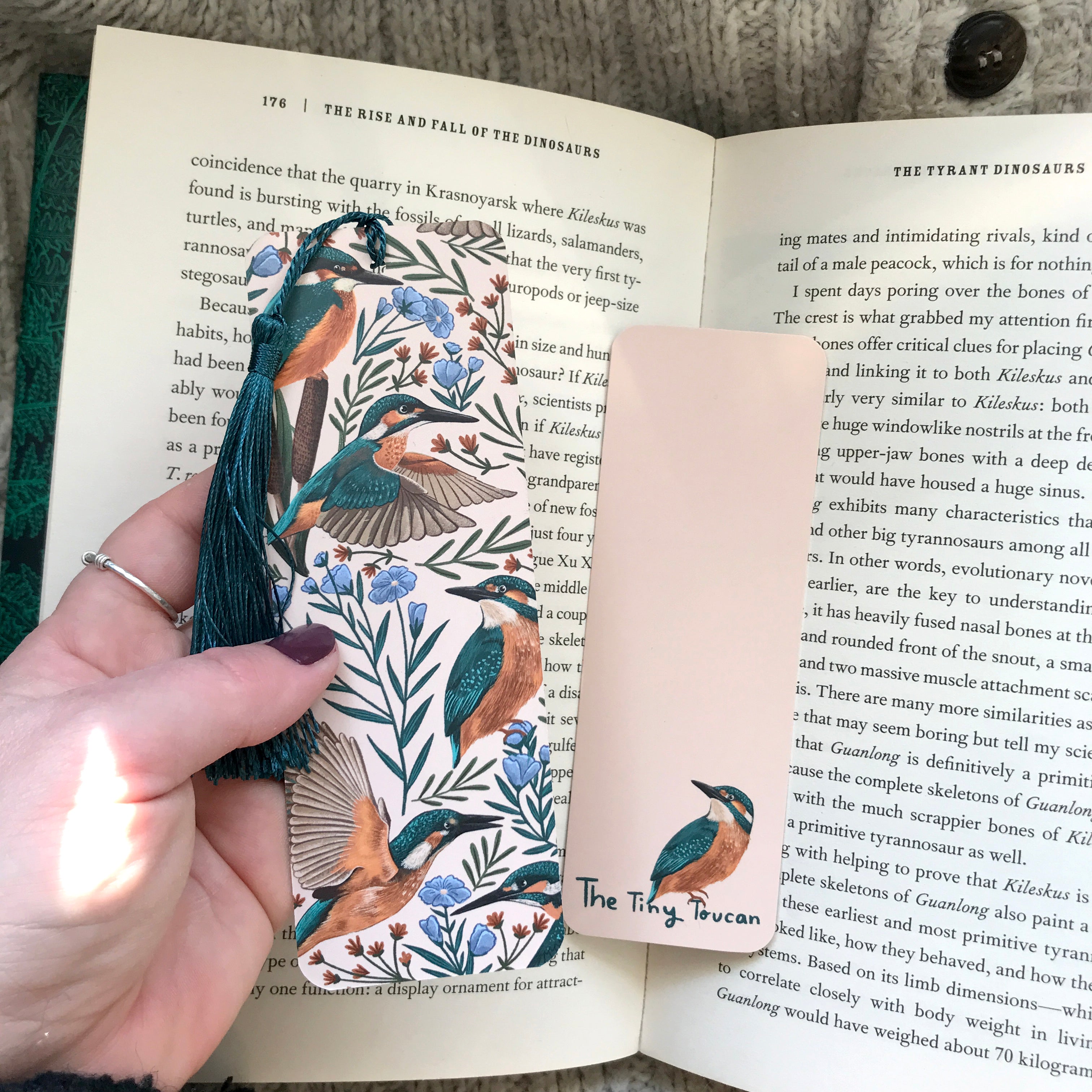 Keefe Bookmark Kingfisher Bookmark – The Tiny Toucan