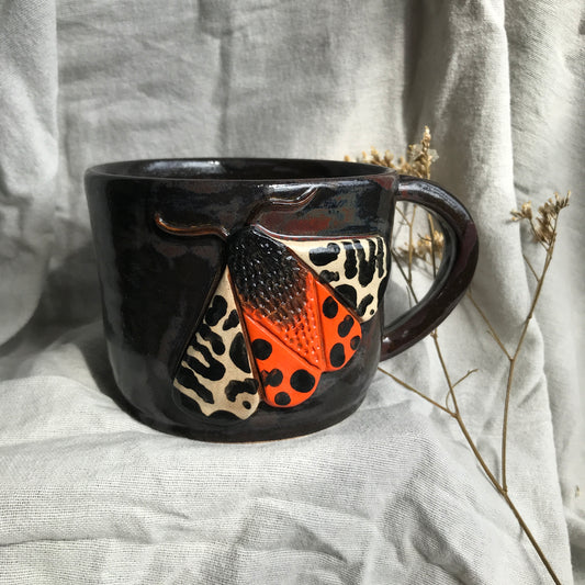 Garden Tiger Moth Mug in Ancient Ore