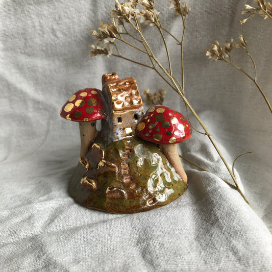 Mushroom House Desk Trinket