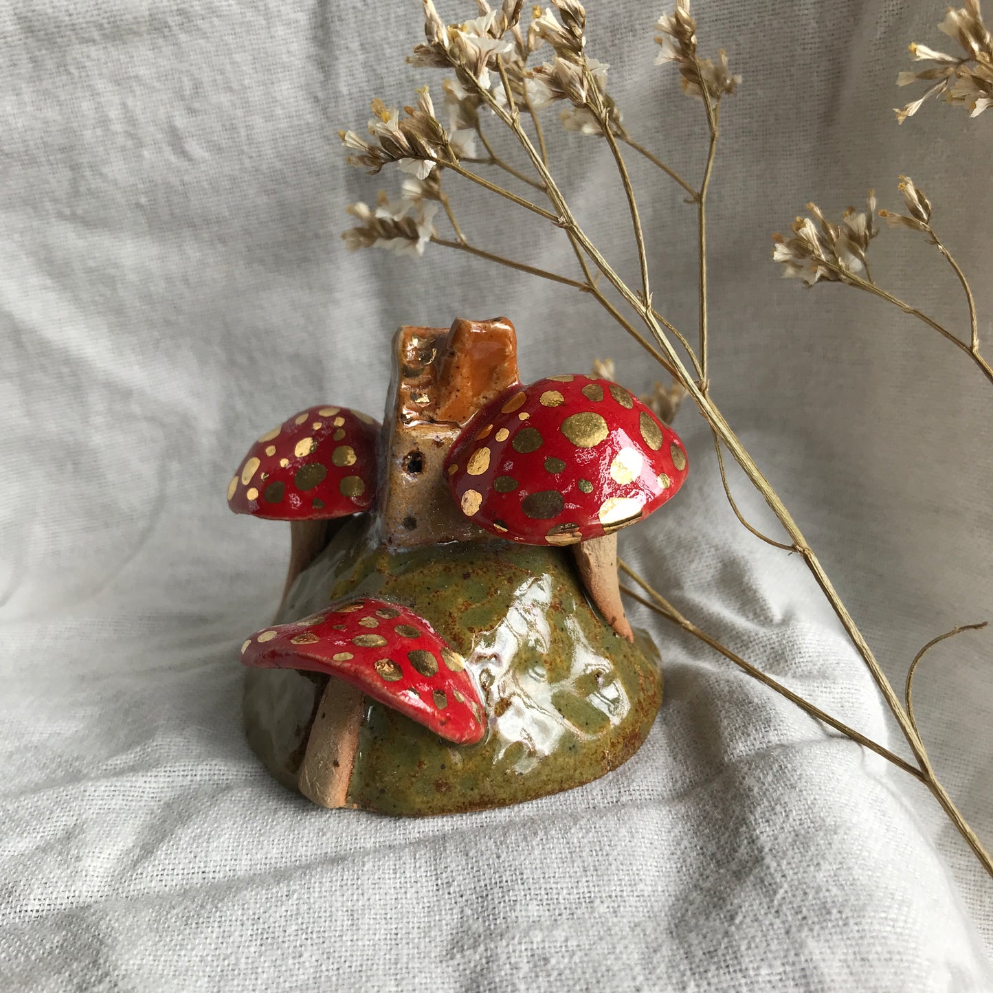 Mushroom House Desk Trinket