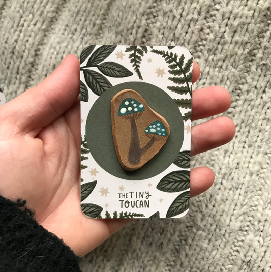 Mushroom Ceramic Pin (seconds)