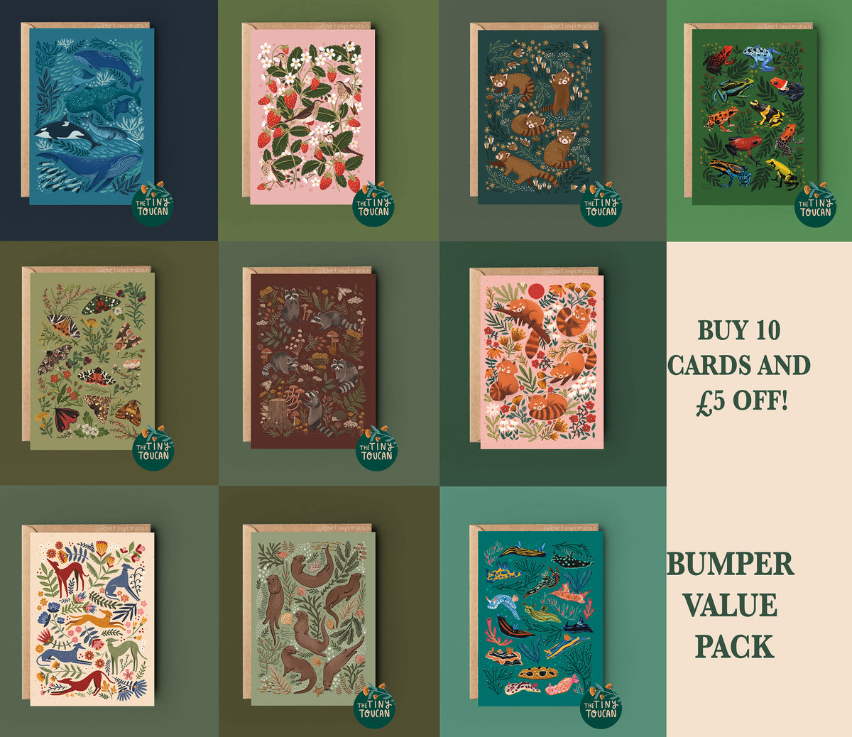 10 Pack Everyday Cards