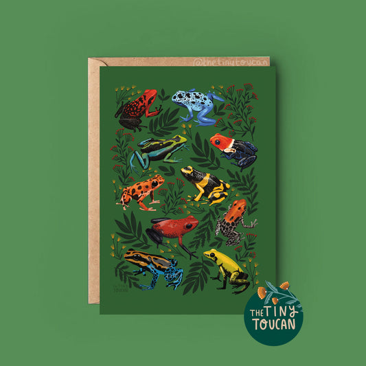 Poison Dart Frog Everyday Card