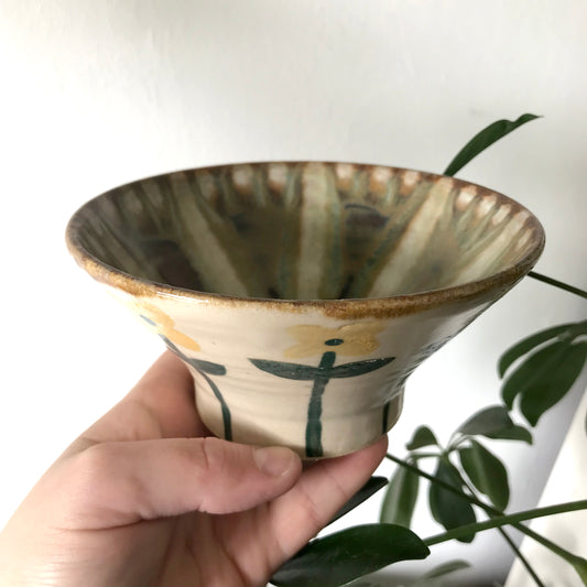 Flower Waterfall Glaze Ramen Bowl