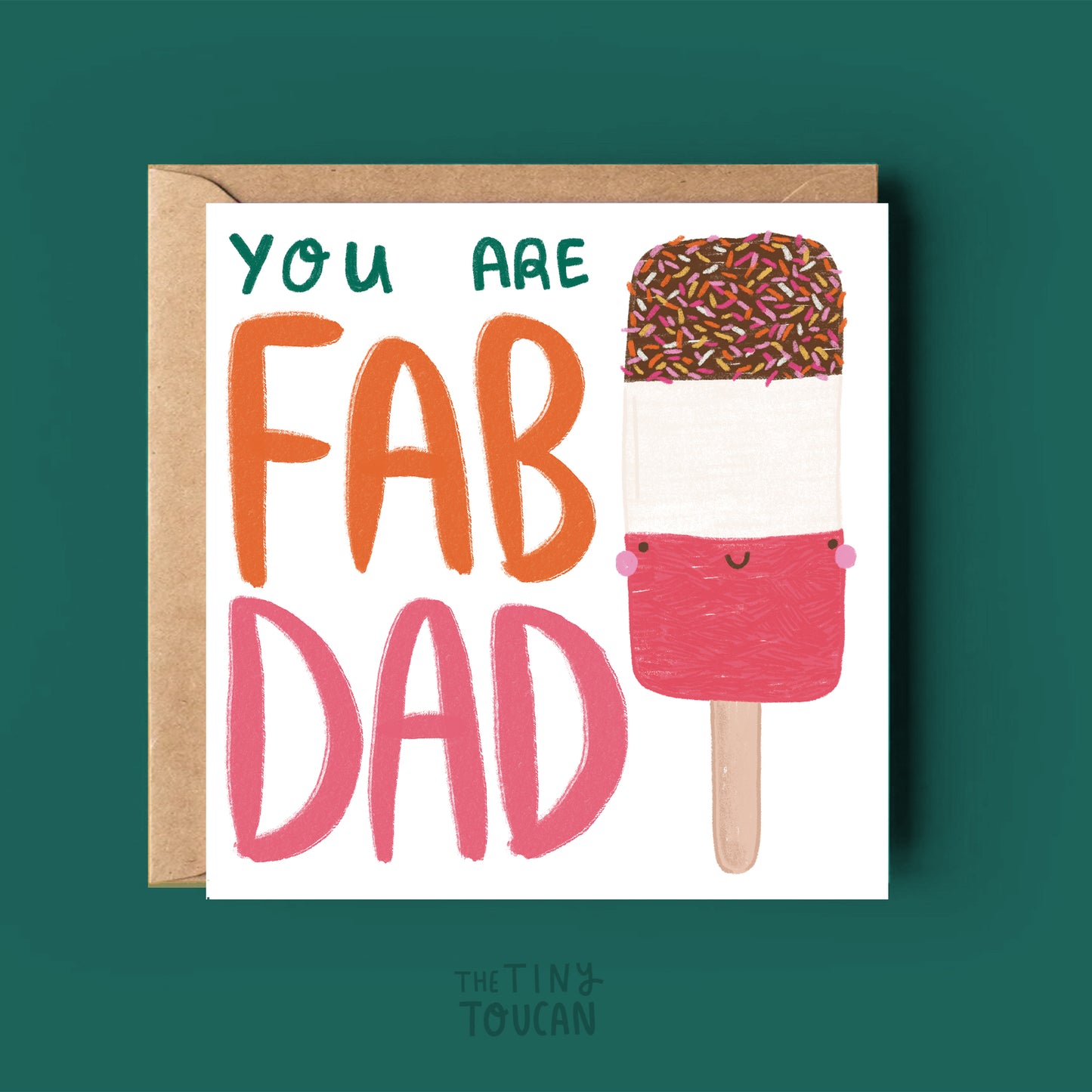 Fab Dad Fathers Day Card