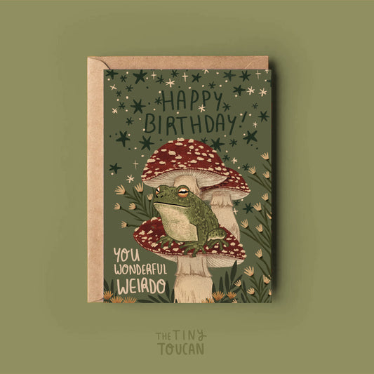 Frog Birthday Card