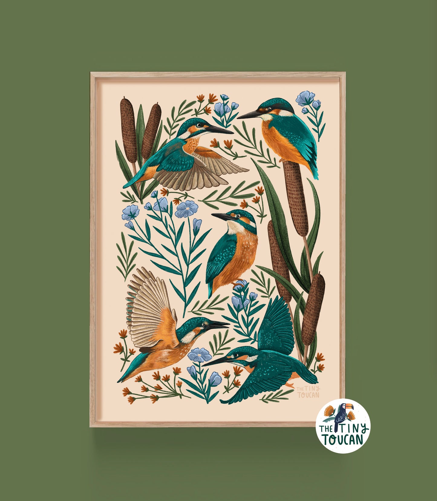 Kingfishers Fine Art Print