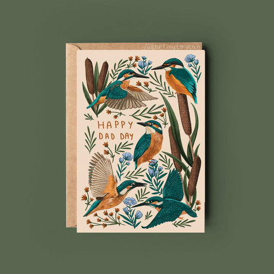 Kingfisher Fathers Day Card