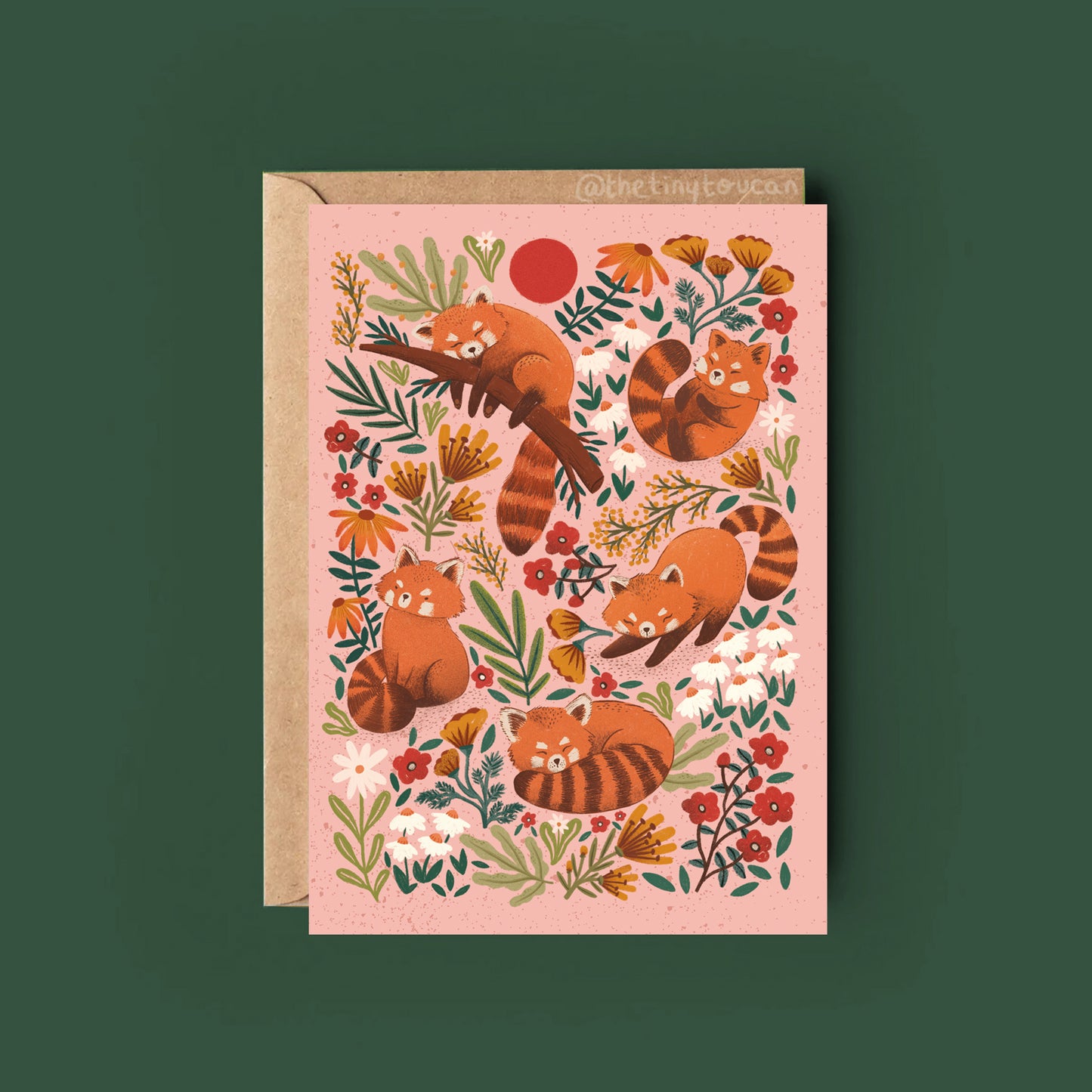 Red Pandas Everyday Card
