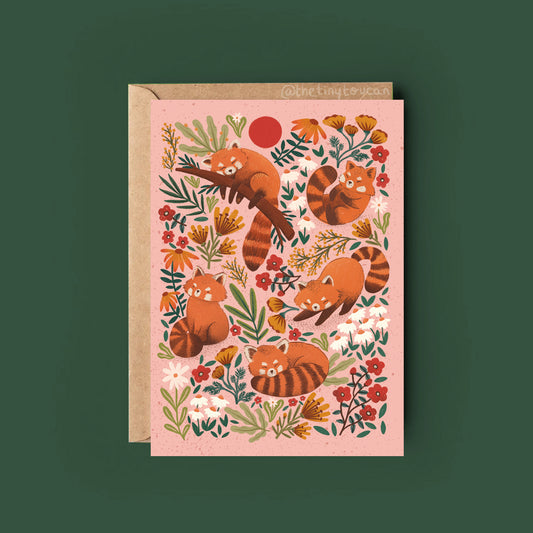 Red Pandas Everyday Card