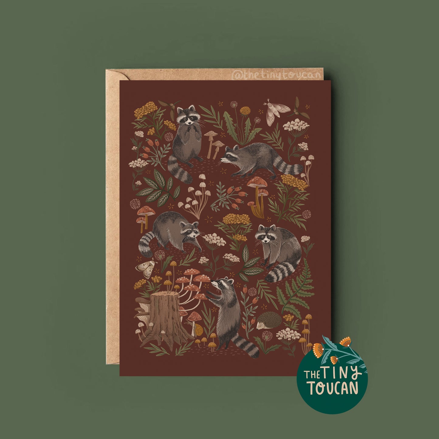 Raccoon Everyday Card