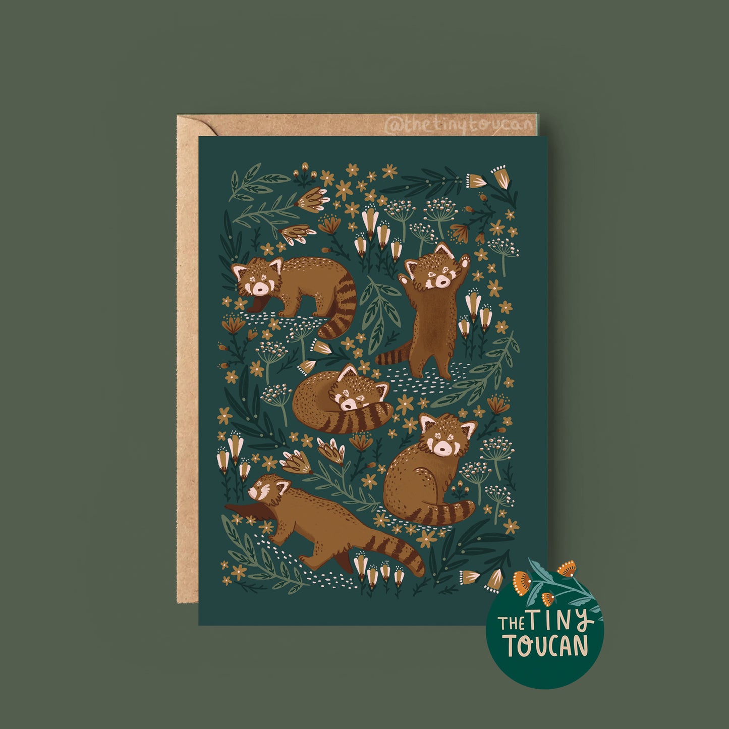 Red Pandas Everyday Card