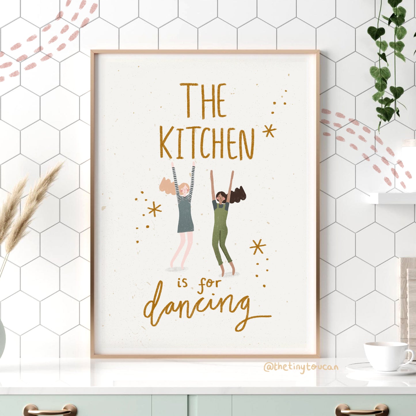 The Kitchen is for Dancing Fine Art Print